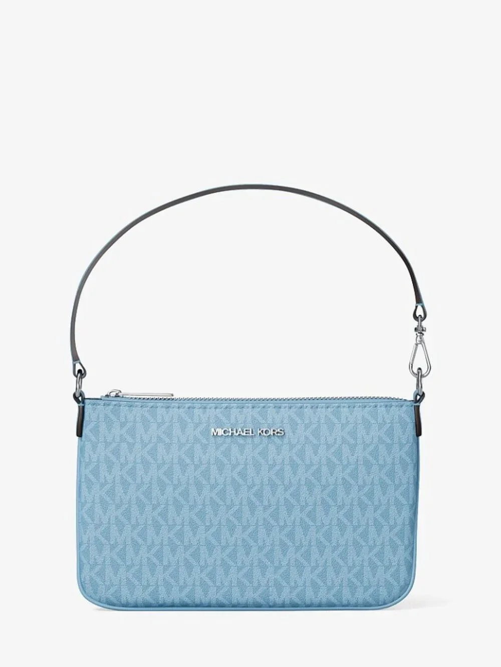 MICHAEL KORS Jet Set Small Signature Logo Convertible Wristlet